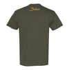 Belair Green Color Flame Design Unisex Cotton T-Shirt